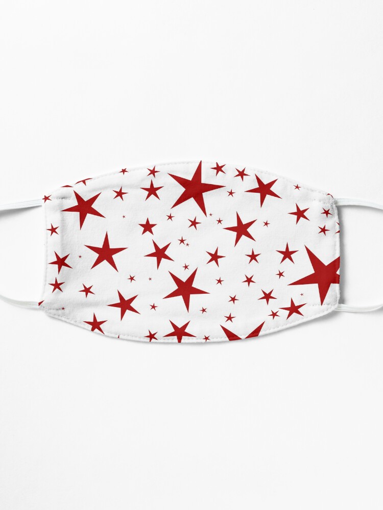 Alternate view of NDVH Stars (red on white) Mask
