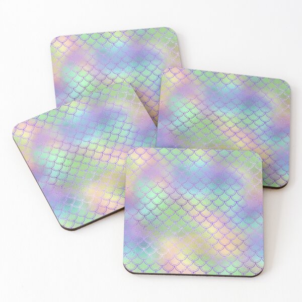 Item preview, Mermaid Scales Iridescent Pattern designed and sold by digitalvintage.