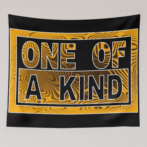 Item preview, ONE OF A KIND in orange ink designed and sold by BestStuffDepot.
