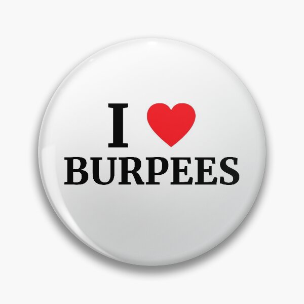 Item preview, I Love Burpees Heart  designed and sold by Vanover Designs.