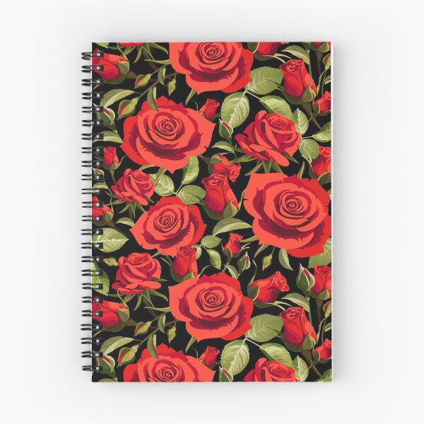 Item preview, Dozen Red Roses Rose Garden Print Pattern designed and sold by christianadams.