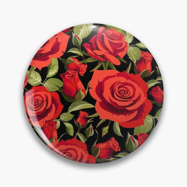 Item preview, Dozen Red Roses Rose Garden Print Pattern designed and sold by christianadams.