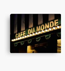Cafe Du Monde Canvas Print