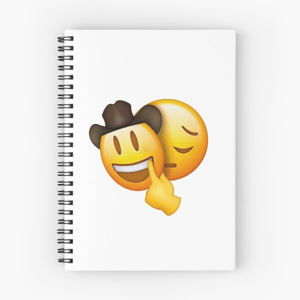 Item preview, sad cowboy mask emoji designed and sold by cameronbaba.