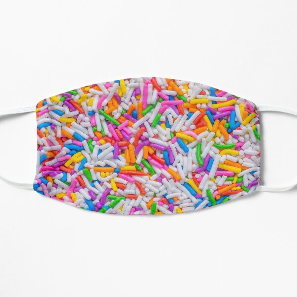 Dessert Rainbow Sprinkles Photo Pattern Mask