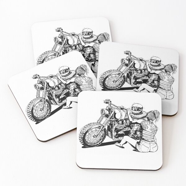 Item preview, Motorcycle Cafe Racer Scrambler Heritage Gift designed and sold by René Gudenrath.