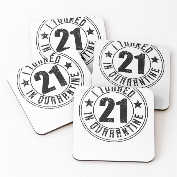 Item preview, 21th Birthday B day gift Quarantine designed and sold by shurikaner.