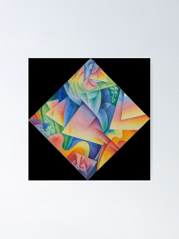 Alternate view of Dancer = Propeller = Sea, 1915, Gino Severini, Italian, Oil on canvas Poster