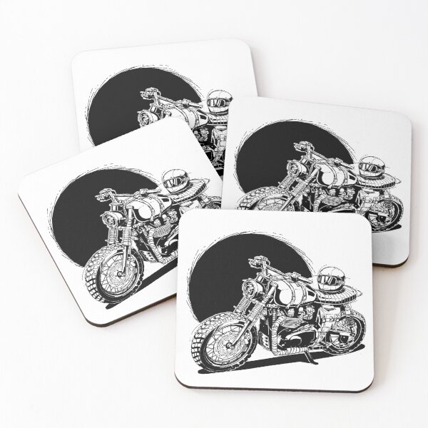 Item preview, Motorcycle Cafe Racer Scrambler Heritage Gift designed and sold by René Gudenrath.