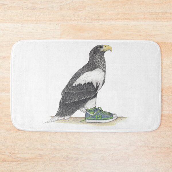 Item preview, Seahawk in fan shoes designed and sold by JimsBirds.