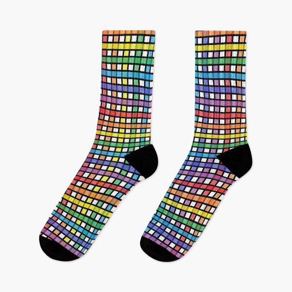 Item preview, Black Outlined Rainbow Weave  designed and sold by lornakay.