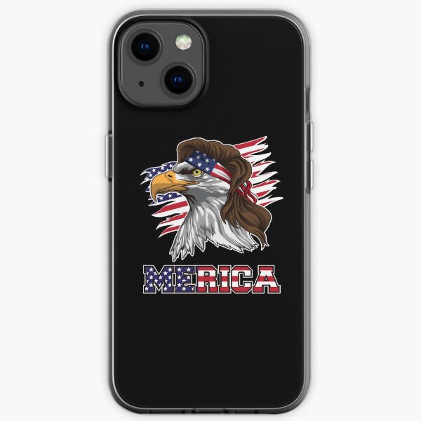 Patriotic Mullet Eagle | Independence Day July 4th iPhone Soft Case
