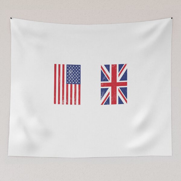 Item preview, American + United Kingdom Perfect Together Flag Uk designed and sold by noirty.