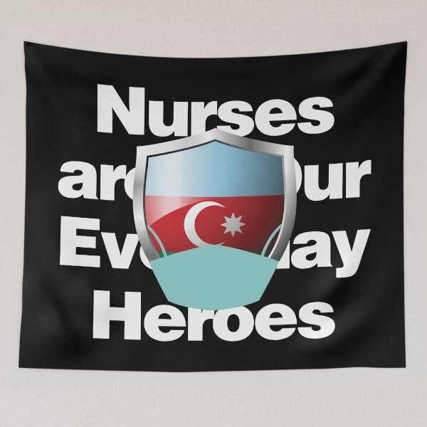 Item preview, Azerbaijan Nurses are Everyday Heroes designed and sold by HelloFromAja.