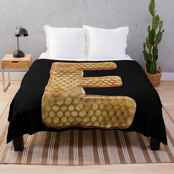 Item preview, E Letter 3d Honey Alphabet Font designed and sold by HelloFromAja.