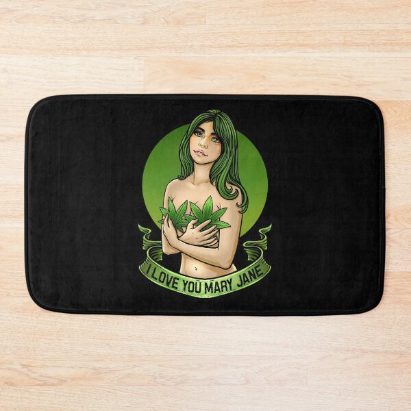 Item preview, I Love You Mary Jane | Cannabis THC CBD Weed designed and sold by anziehend.