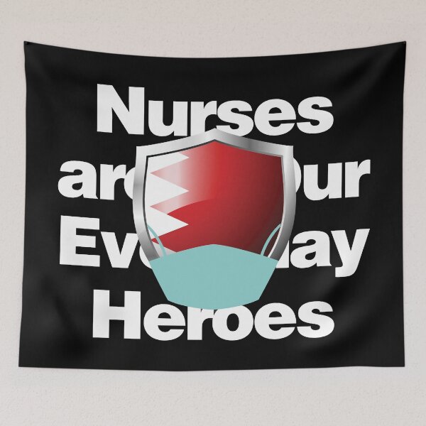 Item preview, Bahrain Nurses are Everyday Heroes designed and sold by HelloFromAja.