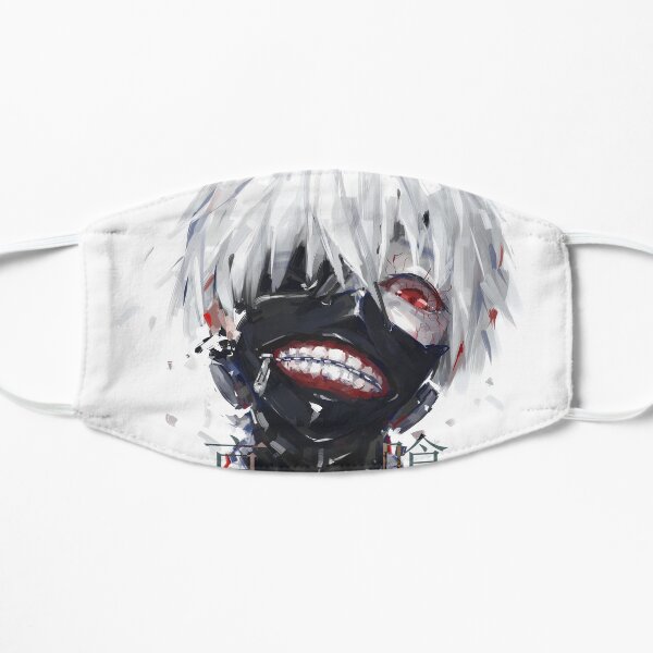 Kaneki Ken de Tokyo Ghoul Mascarilla plana