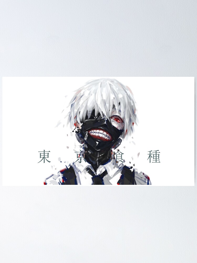 Kaneki Ken From Tokyo Ghoul Poster By Dank Your Style Redbubble