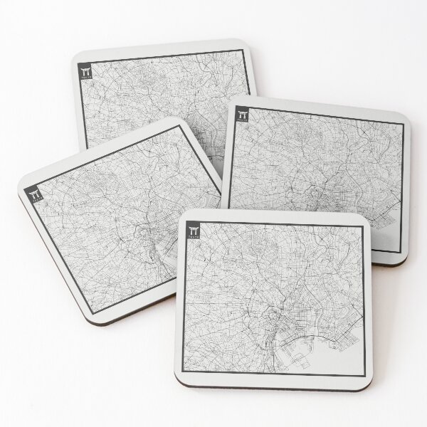 Item preview, tokyo city map transparent background designed and sold by SHIT! CLOTHING.