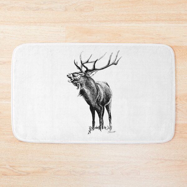 Item preview, Red Stag Roaring 1 designed and sold by Patricia Howitt.