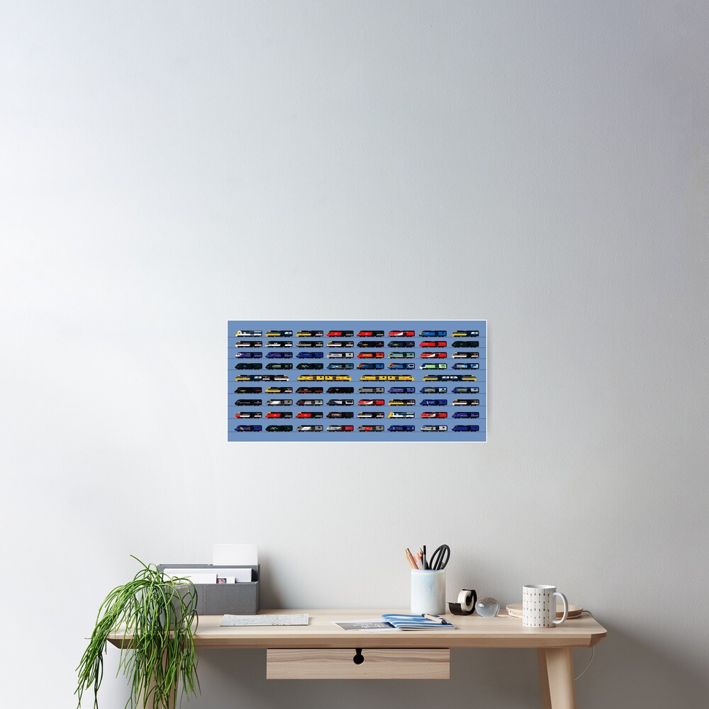 Class 43 HST intercity 125 liveries Poster