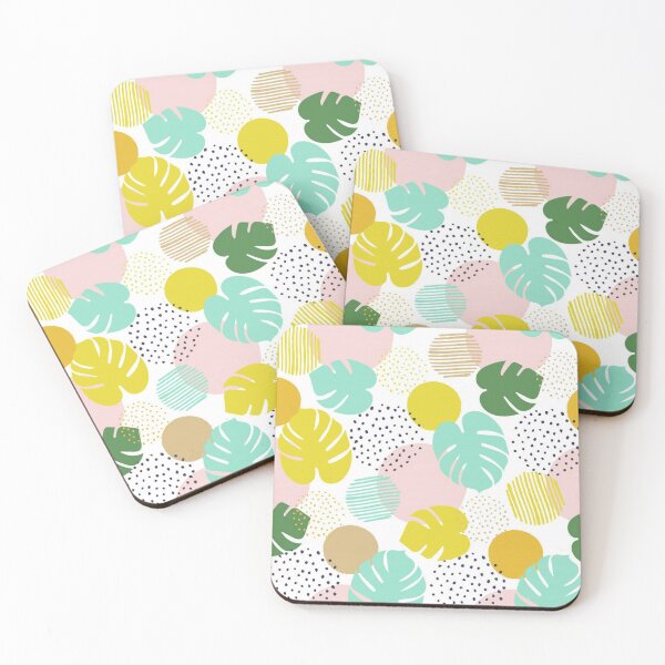 Item preview, Abstract Tropical - Pastel colors designed and sold by pugmom4.
