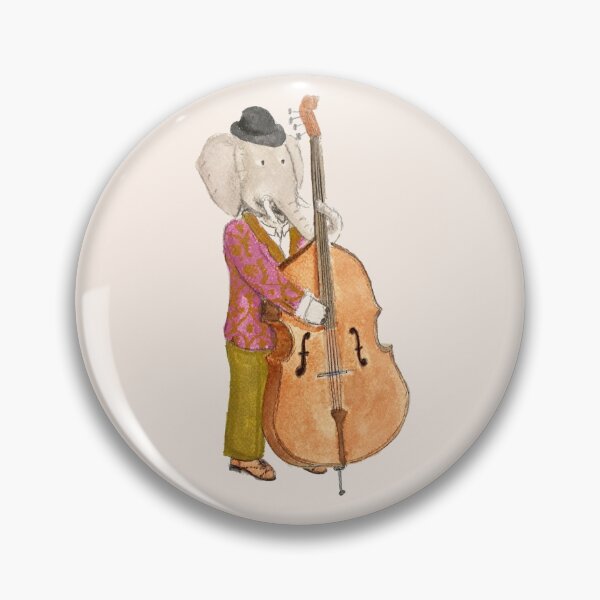Item preview, Mr. Elephant plays the contrabass designed and sold by martinacartina.