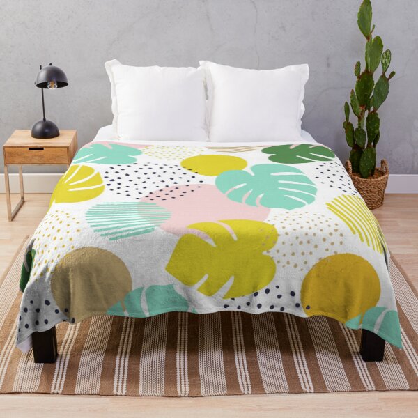 Item preview, Abstract Tropical - Pastel colors designed and sold by pugmom4.
