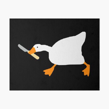 Two Player Untitled Goose Game Art Board Print for Sale by