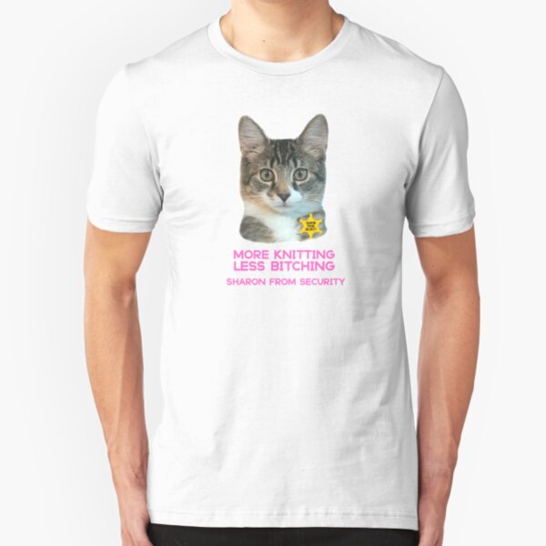 More Knitting Less Bitching Slim Fit T-Shirt