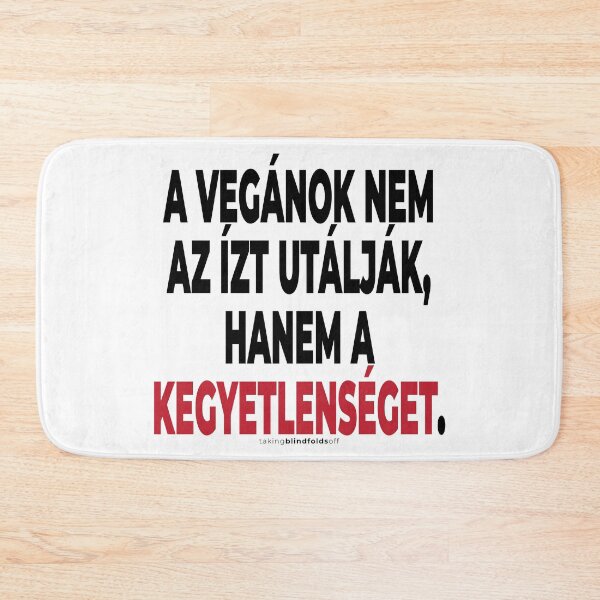 Item preview, Vegán Aktivista Grafika #takingblindfoldsoff 25 v2 magyar designed and sold by blindfoldsoff.