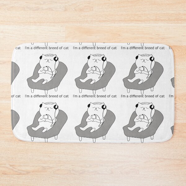 Item preview, A different breed of cat (meditating cat) designed and sold by MUZA9.