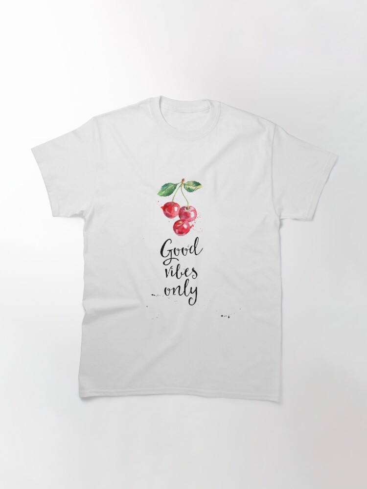 Positive Vibes Only Berry T-shirt