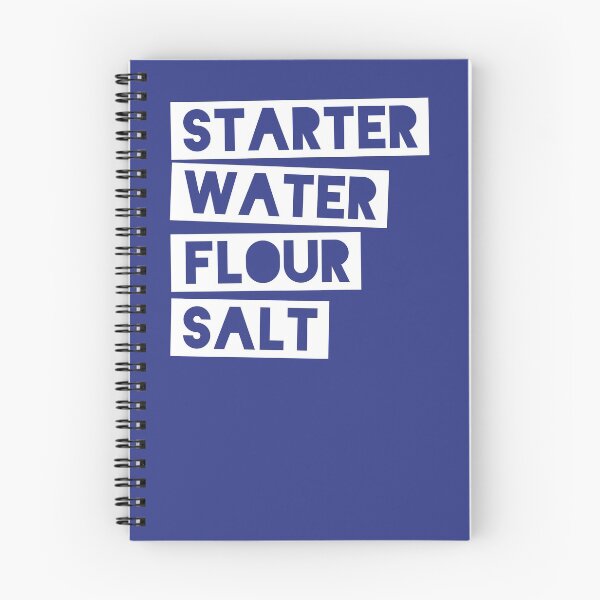Item preview, Sourdough Ingredients (White Block Letters) | designed and sold by PixelsandPulp.