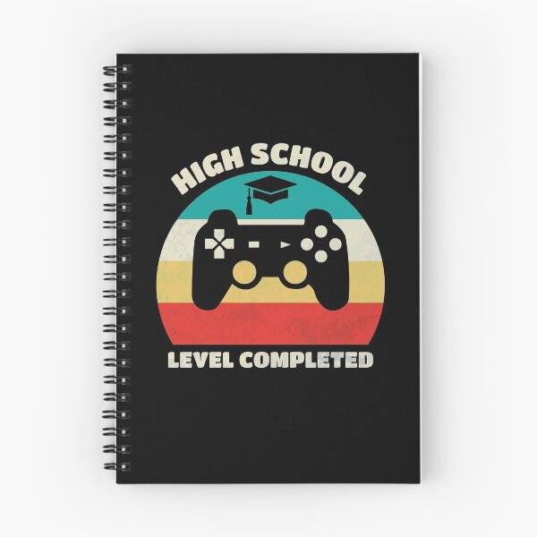 Item preview, HIGH SCHOOL LEVEL COMPLETED, Gamer Graduation Gifts designed and sold by Teeinno.