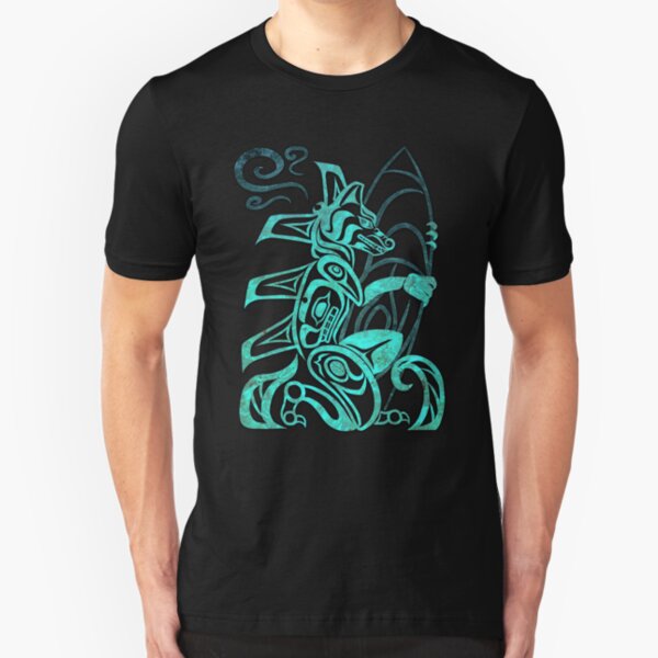 FurBQ T-Shirt - Blue Solo Slim Fit T-Shirt