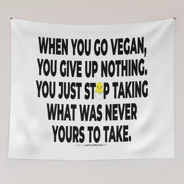 Item preview, Vegan Activist Graphics #takingblindfoldsoff 26 v2 designed and sold by blindfoldsoff.