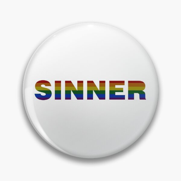 Item preview, SINNER gay flag (light) designed and sold by GodsAutopsy.