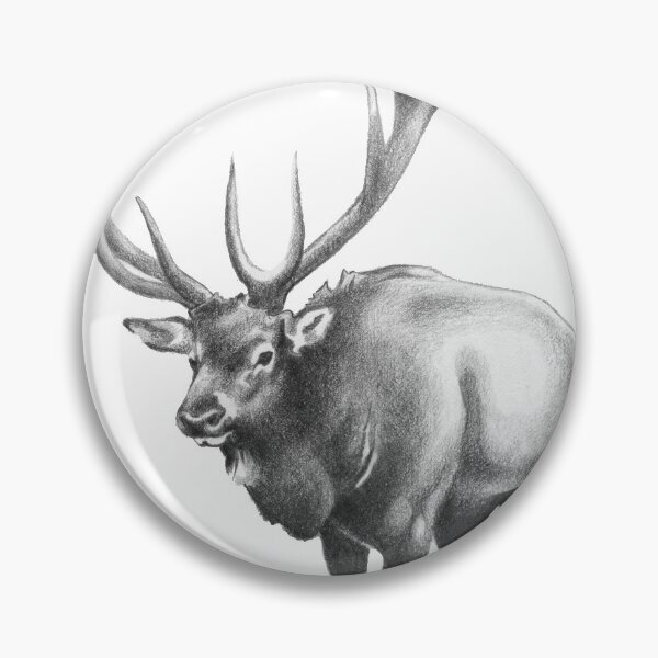 Item preview, Bull Elk On The Move designed and sold by Patricia Howitt.