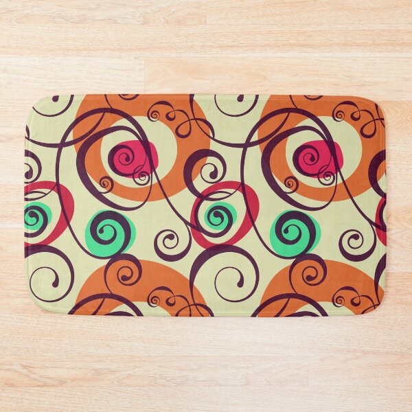 Item preview, Colored floral abstraction designed and sold by Ekaterina Shvetsova.