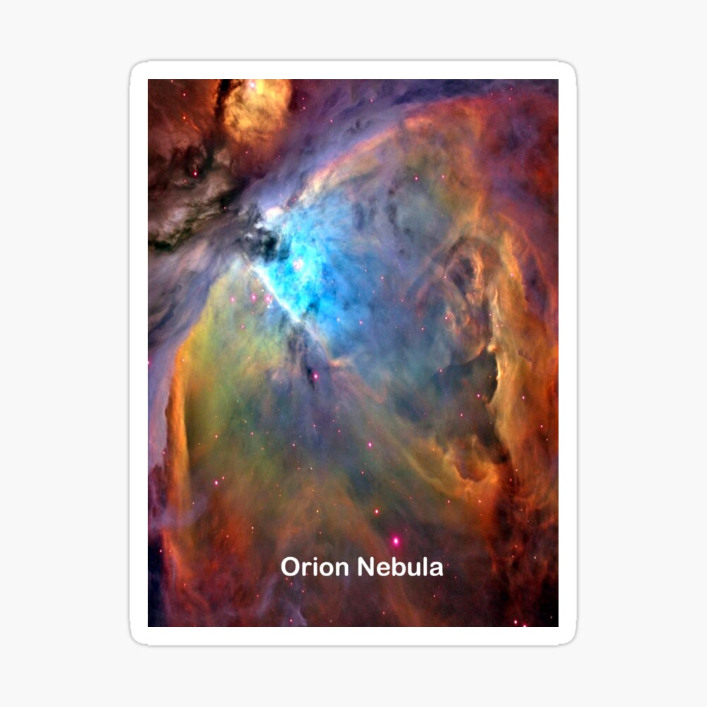 Orion Nebula Space Galaxy, RBSSG Sticker