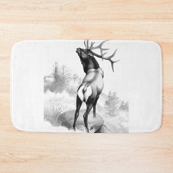 Item preview, The Angry Elk - B/W designed and sold by Patricia Howitt.
