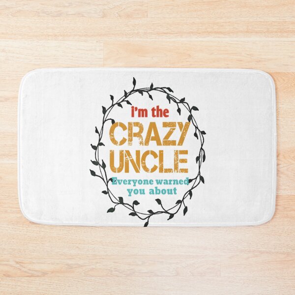 Item preview, Uncle - I'm The Crazy Uncle - Uncle for Men - Uncle Gift - Uncle - Husband Gift - Crazy Brother - Funny gift for Men - father's day gift golden style idea design  designed and sold by Chamssou.