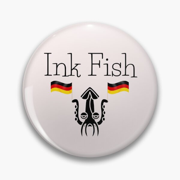 Item preview, Patriotic Squid Tintenfisch (Ink Fish) in German Waving German Flags  designed and sold by Time4German.