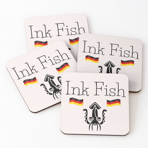 Item preview, Patriotic Squid Tintenfisch (Ink Fish) in German Waving German Flags  designed and sold by Time4German.
