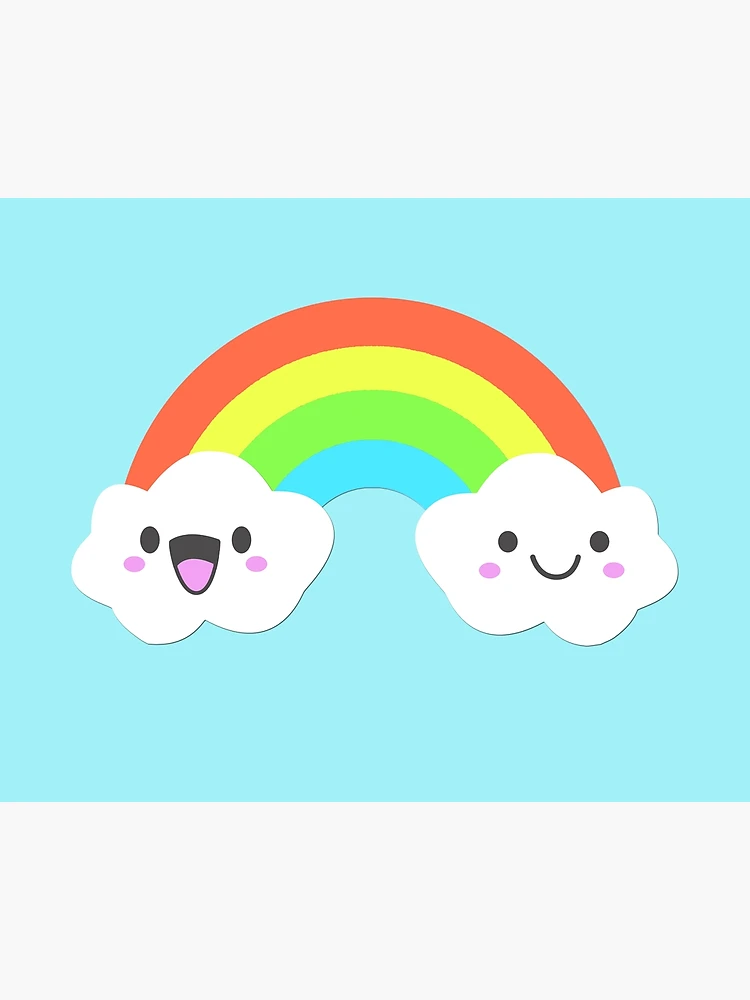 Happy Rainbow Cloud Non-Slip Bath Mat – Kawaiies
