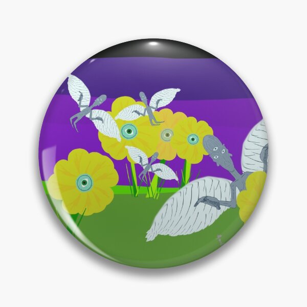 Item preview, Hybrid alien angel in the flowers designed and sold by bdub78.