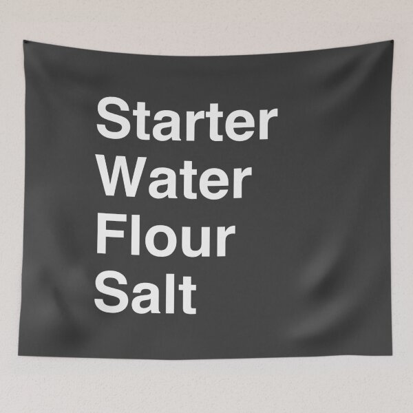 Item preview, Sourdough Ingredients (White) | designed and sold by PixelsandPulp.