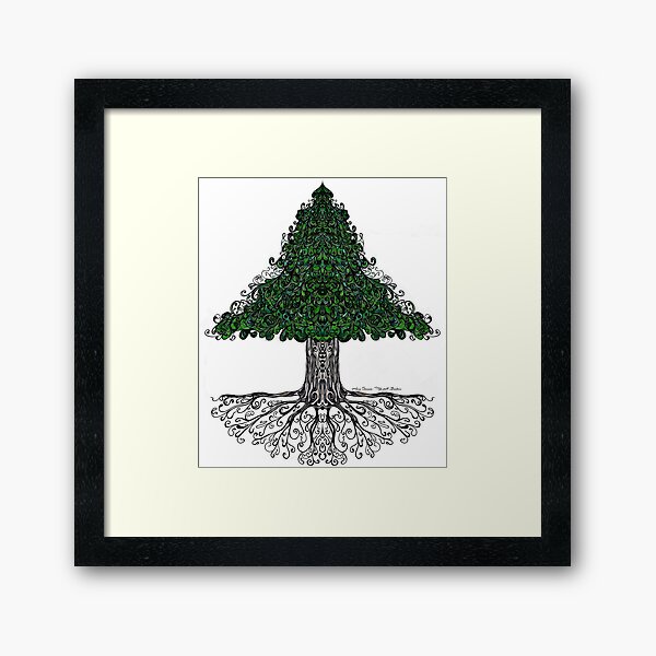 Loving Pine Framed Art Print